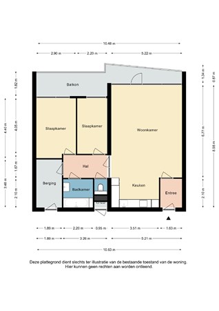 Plattegrond - De Heugden 53, 6411 DM Heerlen - De Heugden 53 Heerlen - Appartement 2D.jpg